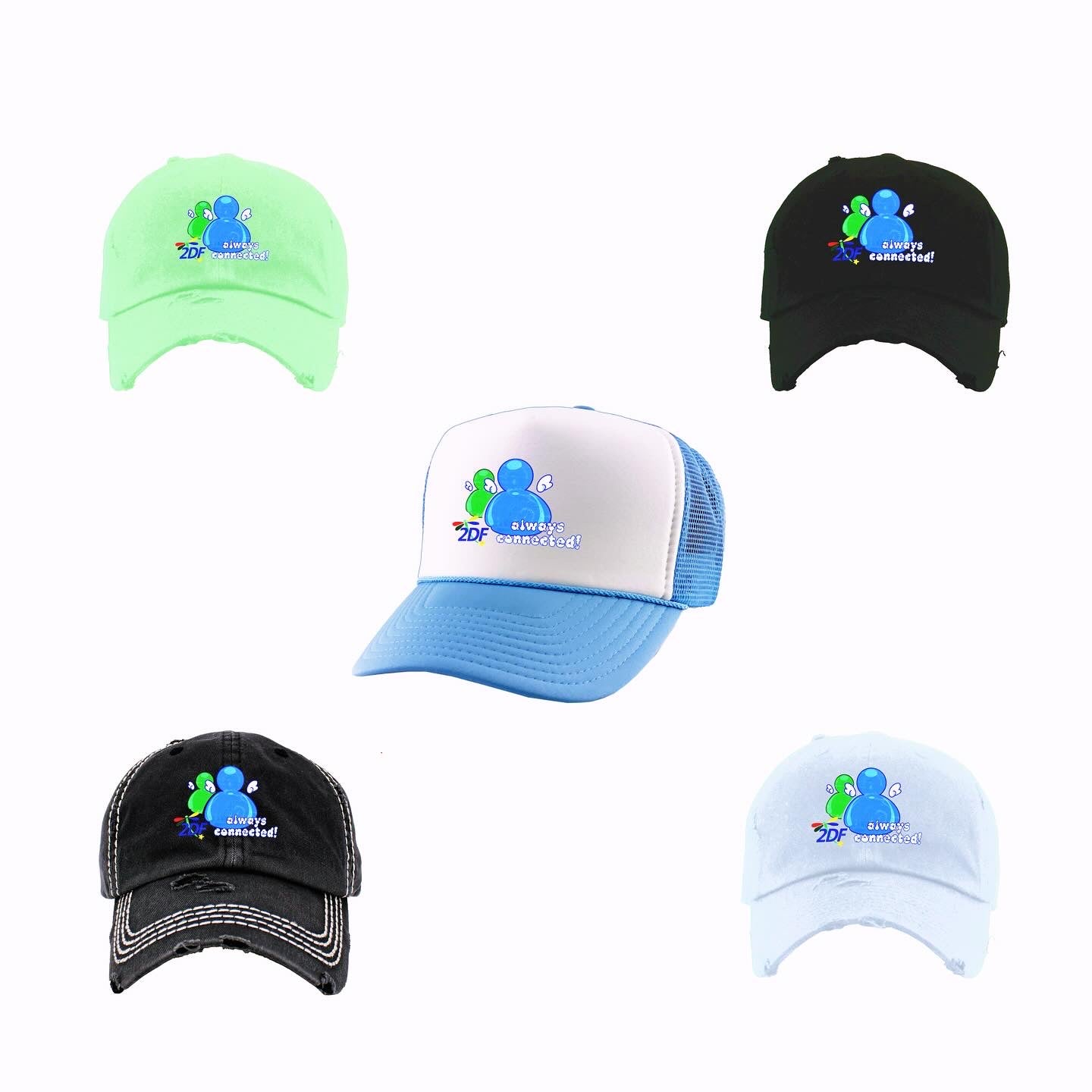 2D MESSENGER HAT