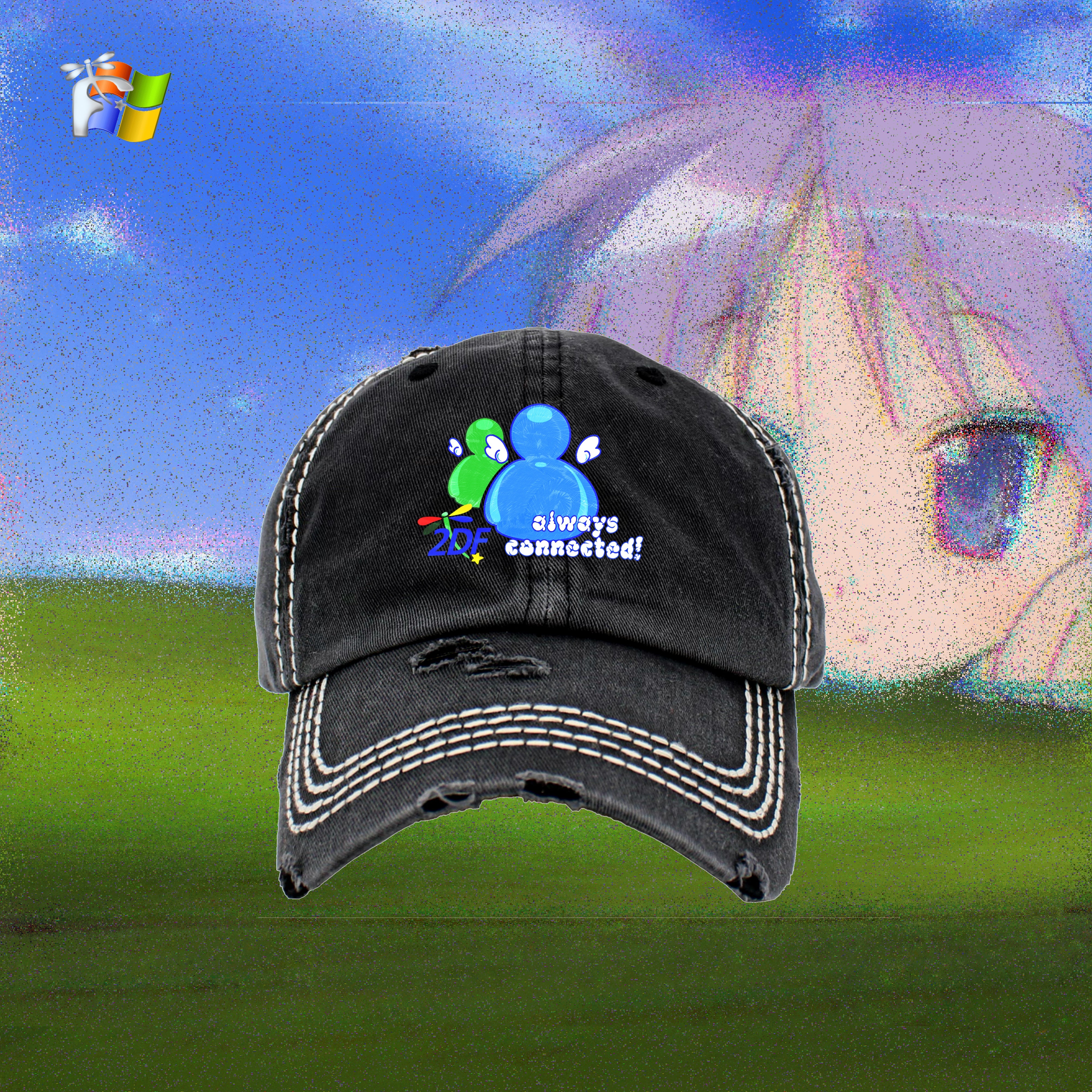 2D MESSENGER HAT