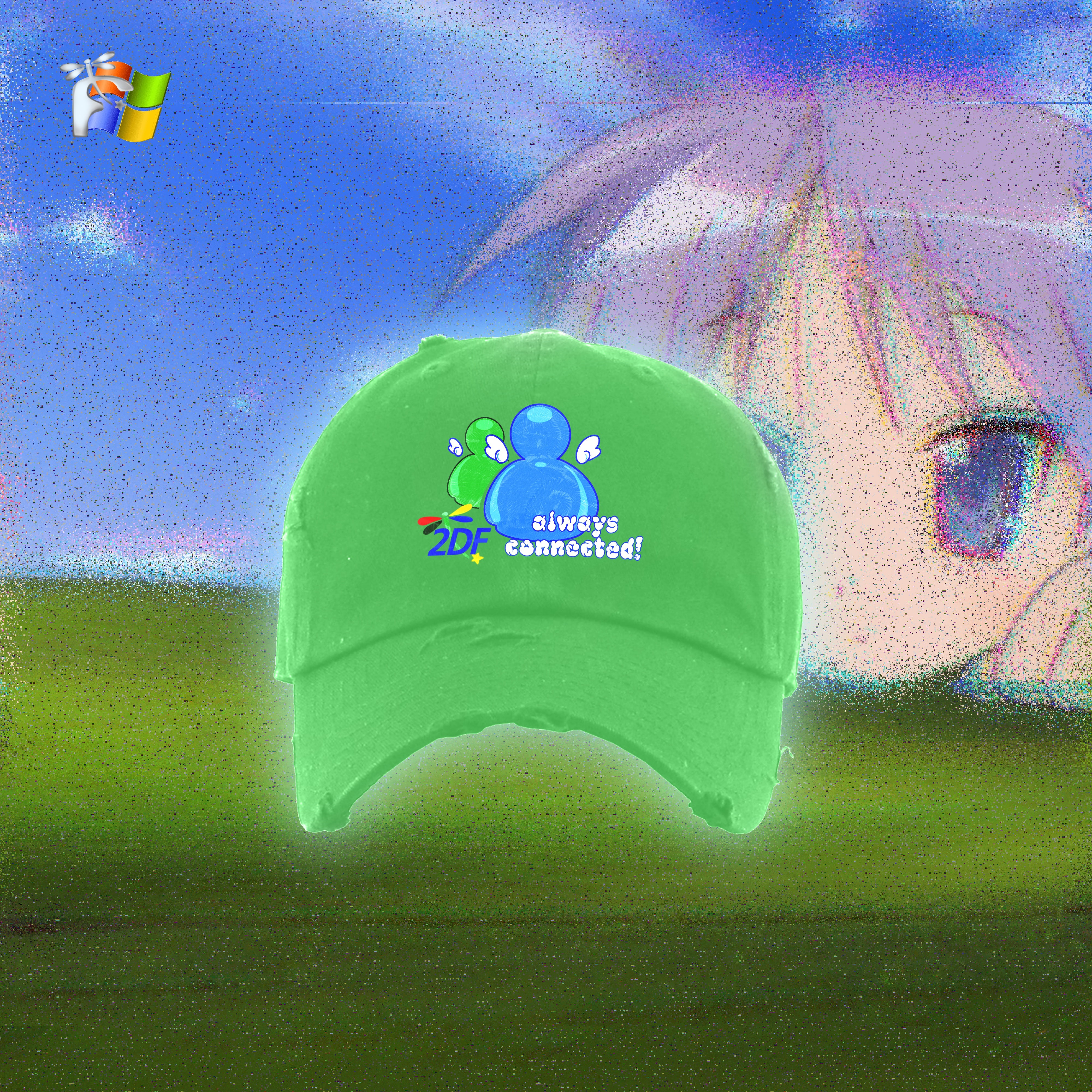 2D MESSENGER HAT