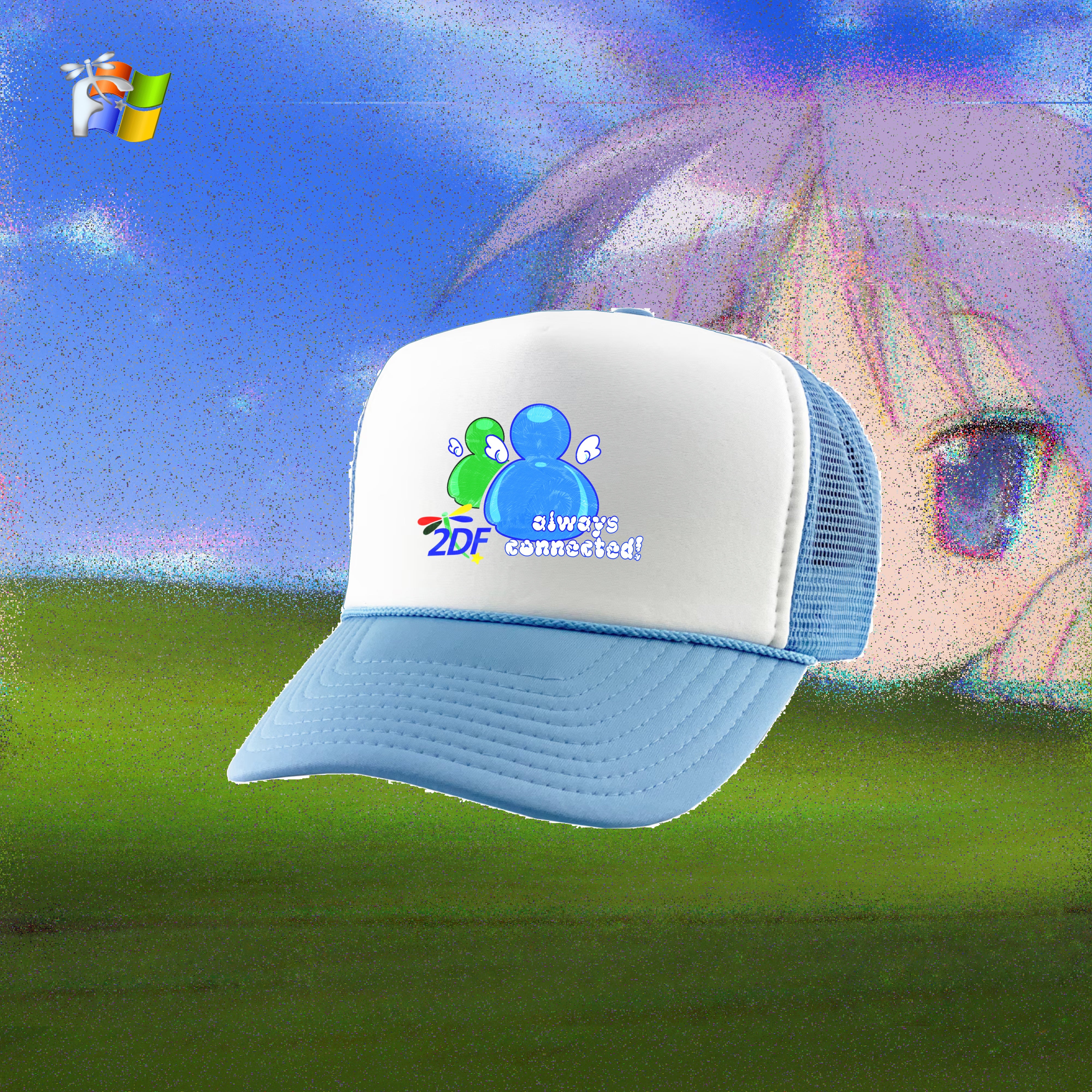 2D MESSENGER HAT