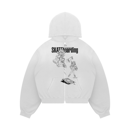 Sakura Transworld Skateboard Zip Hoodie *limited